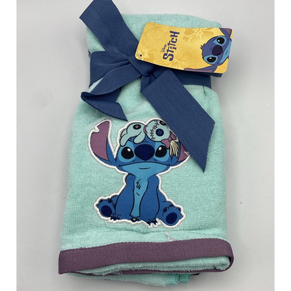 Disney Stitch Hand Towels Scrump Blue Bathroom Lilo And Stitch Set of‎ Two NWT